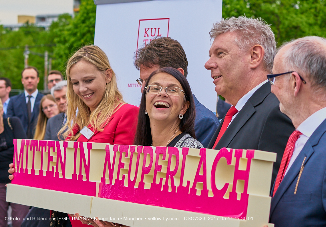 11. Mai 2017 - Grundsteinlegung für die LOGE und dem Kulturquadrat in Neuperlach